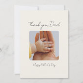 Carte Minimal Photo Happy Father's Day (Devant)