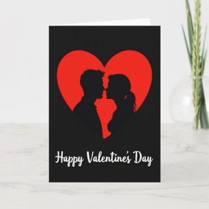 Carte minimale d'amour audacieux