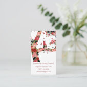 Carte Minimale Pour Animaux De Compagnie Chat Et A (Debout devant)