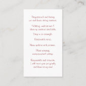 Carte Minimale Pour Animaux De Compagnie Chat Et A (Dos)