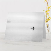 Carte Minimalisme à une seule échelle (Fleur jaune)