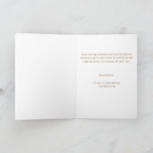 Carte Minimalist Fun Typography Easter Blessings Bunny (Intérieur)