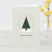 Carte Minimalist Merry Christmas Card (Fleur jaune)