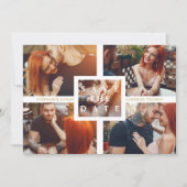 Carte Minimalist Modern Collage 5 Custom Photos (Devant)