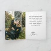 Carte Minimalist Modern Photo Birthday Niece (Intérieur)