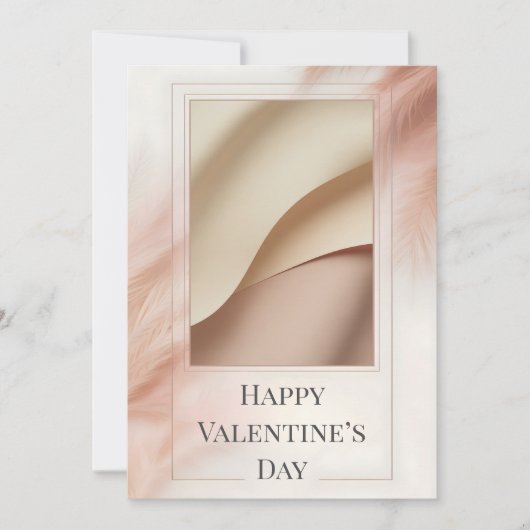Carte Minimalist Photo Valentine Card (Devant)