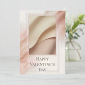 Carte Minimalist Photo Valentine Card (Debout devant)