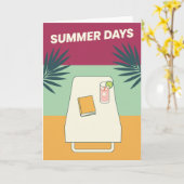 Carte Minimalist Thank You Simple Black Modern Sleek (Fleur jaune)