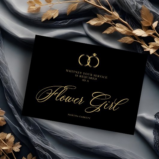 Carte Minimalist Wedding Rings Flower Girl Luxury