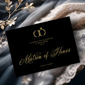 Carte Minimalist Wedding Rings Matron of Honor Luxury