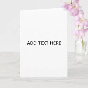 Carte Minimaliste Blanc Élégant pour Toutes les Occasion