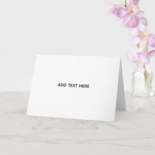 Carte Minimaliste Blanc Élégant pour Toutes les Occasion