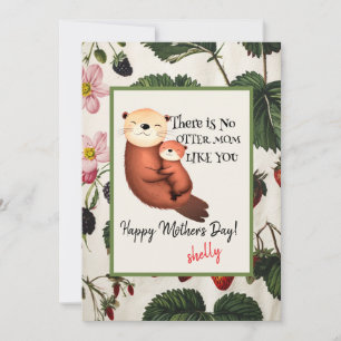 Carte minimaliste Boho Floral Mère's Day Card Otte