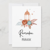 Carte minimaliste Boho Lantern Ramadan (Devant)