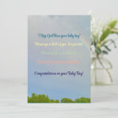 Carte Minimaliste, Céleste & Arc-en-ciel, Garçon (Debout devant)