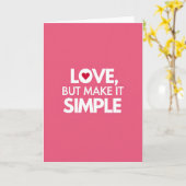 Carte minimaliste d'amour simple (Fleur jaune)