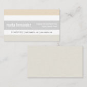 Carte minimaliste élégante traducteur de langues (Devant / Derrière)