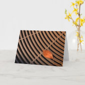Carte Minimaliste feuille (Fleur jaune)