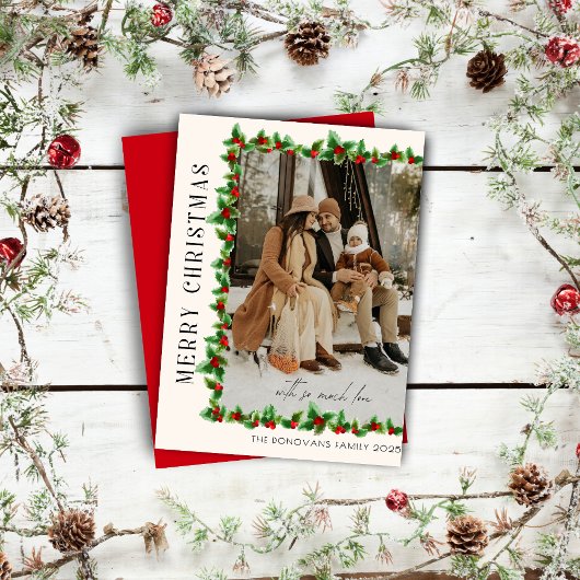 Carte minimaliste Joyeux Noël photo