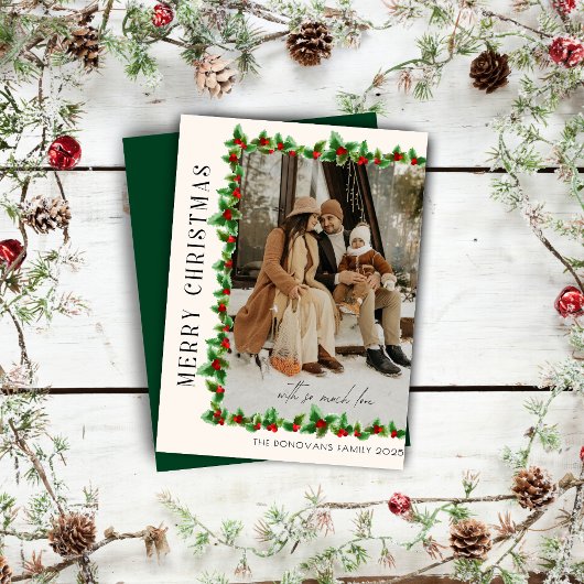 Carte minimaliste Joyeux Noël photo