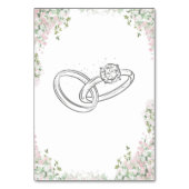 Carte minimaliste mariage moderne (Dos)