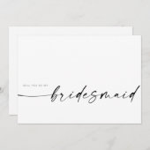 Carte  | Minimaliste moderne (Devant / Derrière)