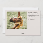 Carte minimaliste Multi Photo de Noël (Dos)