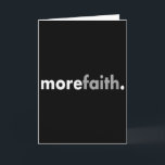 Carte Minimaliste Plus de Foi Chrétien Jésus Croire Dieu<br><div class="desc">Minimaliste Plus de Foi Chrétien Jésus Croire Dieu</div>