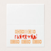 Carte minimaliste pour la Saint-Valentin (Outside Unfolded)