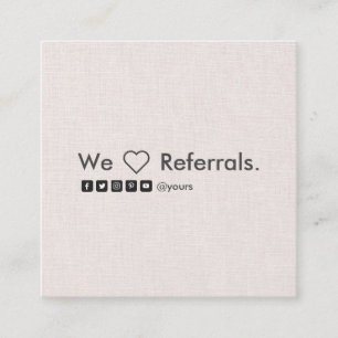 Carte minimaliste professionnelle de référence de