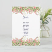 Carte minimaliste simple rose (Debout devant)