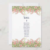 Carte minimaliste simple rose (Dos)