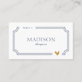 Carte minimaliste typographique avec icône de repa (Devant)