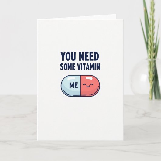 Carte Minimaliste Vitamin Me (Devant)