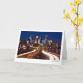 Carte Minneapolis, Minnesota (Fleur jaune)