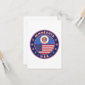 Carte Minnesota (Devant/Arrière en situation)