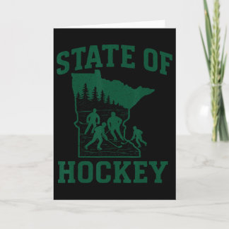 Carte Minnesota - État de Hockey