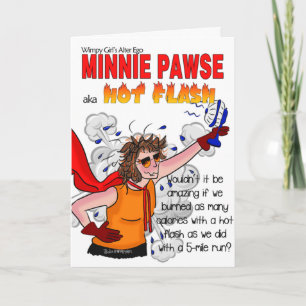 Carte Minnie Pawse - Journée mondiale de la ménopause