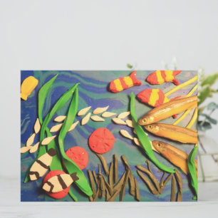 Carte Minnows frais, Poisson d'argile et art folklorique