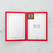 Carte Minorah Shabbat Shalom (Intérieur)