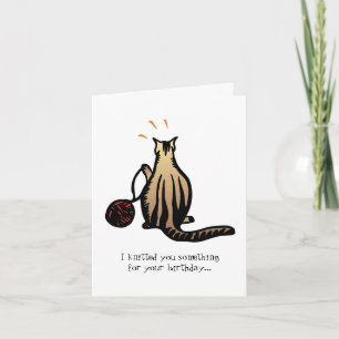 Carte Minou de tricot