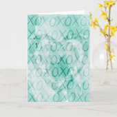 Carte Mint XOXO Love (Fleur jaune)