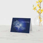 Carte Minuit licorne (Fleur jaune)