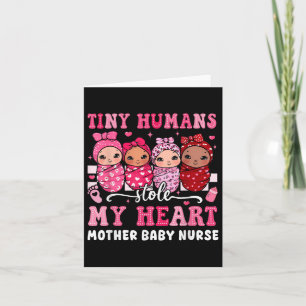 Carte Minuscules Humains Ont Volé Mon Cœur Mère Nounou d