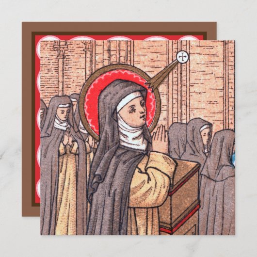 Carte Miracle de Bl. Imelda Lambertini (Détail ; VVP 010 (Devant / Derrière)