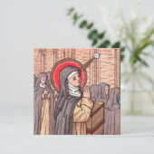 Carte Miracle de Bl. Imelda Lambertini (Détail ; VVP 010 (Debout devant)