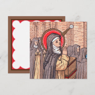 Carte Miracle de la B. Imelda Lambertini (Détail; VVP 01