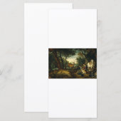 Carte Miracle de Saint Hubert par Peter Paul Rubens (Devant / Derrière)