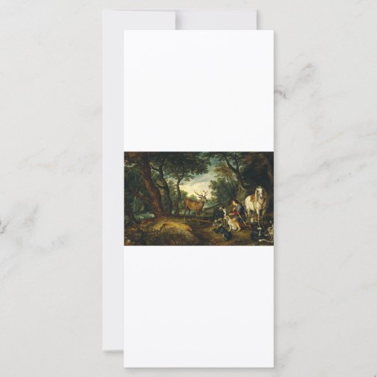 Carte Miracle de Saint Hubert par Peter Paul Rubens (Devant)