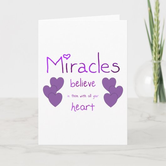 Carte Miracles (Devant)